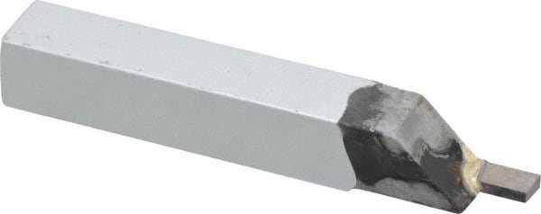 Single Point Tool Bit: 5/8'' Shank Width, 5/8'' Shank Height, Micrograin Solid Carbide Tipped, RH, RC, Cut-Off & Grooving MPN:ACC-RC625125