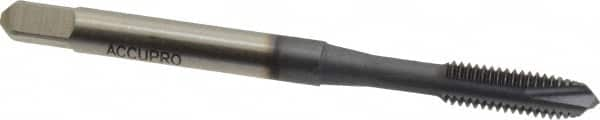 Spiral Point Tap: #10-32, UNF, 3 Flutes, Plug, 2B, Powdered Metal, TiCN Finish MPN:30073-00C