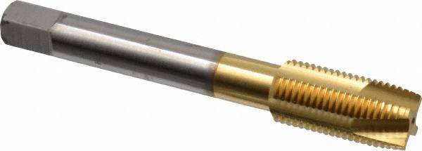 Spiral Point Tap: 1/2-20, UNF, 3 Flutes, Plug, 2B, Powdered Metal, TiN Finish MPN:30175-00T