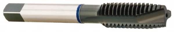 Spiral Point Tap: #8-32, 3 Flutes, Plug, Vanadium High Speed Steel, Oxide Finish MPN:T1620285