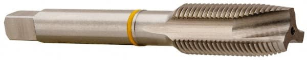 Spiral Point Tap: 7/16-14, 3 Flutes, Plug, 2B, Vanadium High Speed Steel, Bright Finish MPN:T2670522B