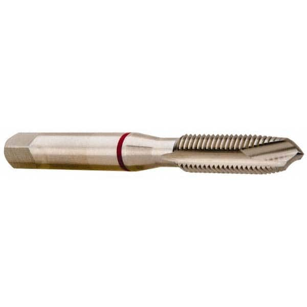 Spiral Point Tap: #4-40, 3 Flutes, Plug, Vanadium High Speed Steel, Bright Finish MPN:T2690165