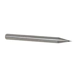 Square End Mill: 1/64'' Dia, 1/32'' LOC, 1/8'' Shank Dia, 1-1/2'' OAL, 2 Flutes, Solid Carbide MPN:12176819