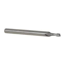 Square End Mill: 5/64'' Dia, 5/32'' LOC, 1/8'' Shank Dia, 1-1/2'' OAL, 2 Flutes, Solid Carbide MPN:12176846