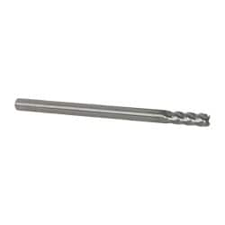 Square End Mill: 1/4'' Dia, 3/4'' LOC, 1/4'' Shank Dia, 4'' OAL, 4 Flutes, Solid Carbide MPN:12176938