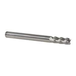 Square End Mill: 3/8'' Dia, 7/8'' LOC, 3/8'' Shank Dia, 4'' OAL, 4 Flutes, Solid Carbide MPN:12176940