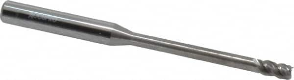 Square End Mill: 0.1575'' Dia, 0.315'' LOC, 4 Flutes, Solid Carbide MPN:12177205