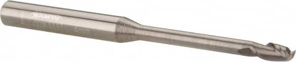 Square End Mill: 0.1575'' Dia, 0.315'' LOC, 2 Flutes, Solid Carbide MPN:12177222