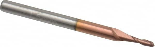 Square End Mill: 0.0591'' Dia, 0.1969'' LOC, 2 Flutes, Solid Carbide MPN:12181231