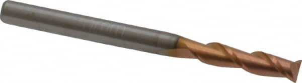 Square End Mill: 0.1181'' Dia, 0.4724'' LOC, 2 Flutes, Solid Carbide MPN:12181252