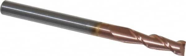 Square End Mill: 0.1575'' Dia, 0.5512'' LOC, 2 Flutes, Solid Carbide MPN:12181282