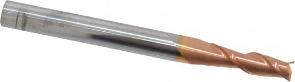 Square End Mill: 0.1969'' Dia, 0.6299'' LOC, 2 Flutes, Solid Carbide MPN:12181315