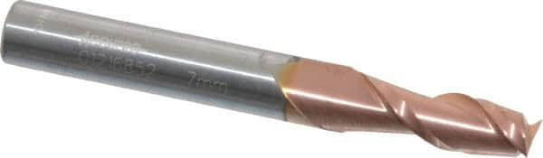 Square End Mill: 0.2756'' Dia, 0.748'' LOC, 2 Flutes, Solid Carbide MPN:12181357