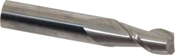 Square End Mill: 29/64'' Dia, 1'' LOC, 1/2'' Shank Dia, 3'' OAL, 2 Flutes, Solid Carbide MPN:12181449