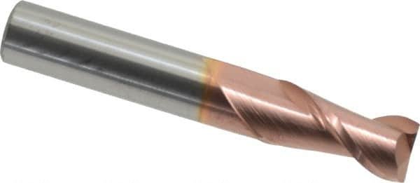 Square End Mill: 0.4724'' Dia, 0.9843'' LOC, 2 Flutes, Solid Carbide MPN:12181456