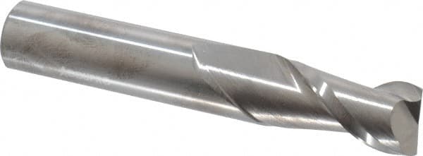 Square End Mill: 1/2'' Dia, 1'' LOC, 1/2'' Shank Dia, 3'' OAL, 2 Flutes, Solid Carbide MPN:12181461