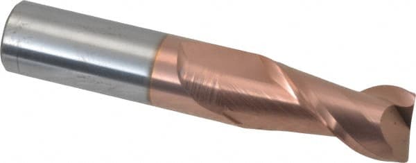 Square End Mill: 0.7087'' Dia, 1.4961'' LOC, 2 Flutes, Solid Carbide MPN:12181528