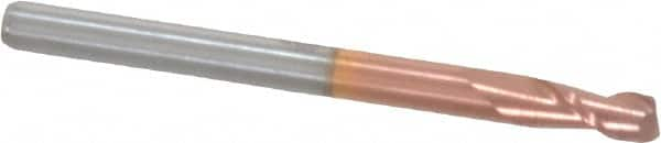 Square End Mill: 0.1181'' Dia, 0.2362'' LOC, 2 Flutes, Solid Carbide MPN:12181585