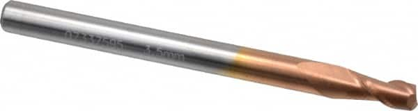 Square End Mill: 0.1378'' Dia, 0.2756'' LOC, 2 Flutes, Solid Carbide MPN:12181591