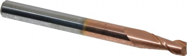 Square End Mill: 0.1969'' Dia, 0.3937'' LOC, 2 Flutes, Solid Carbide MPN:12181615