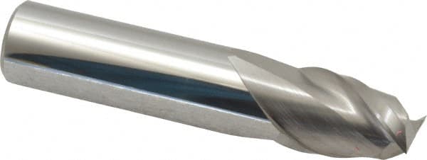 Square End Mill: 5/8'' Dia, 7/8'' LOC, 5/8'' Shank Dia, 3'' OAL, 2 Flutes, Solid Carbide MPN:12181701