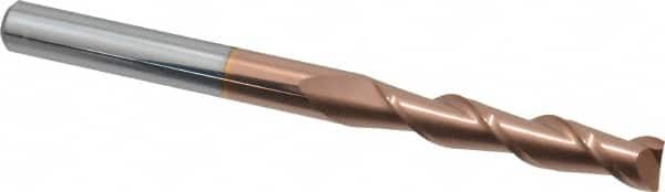 Square End Mill: 5/16'' Dia, 1-5/8'' LOC, 5/16'' Shank Dia, 4'' OAL, 2 Flutes, Solid Carbide MPN:12181753