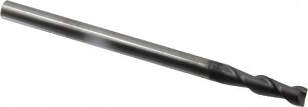 Square End Mill: 3/8'' Dia, 1-1/2'' LOC, 3/8'' Shank Dia, 6'' OAL, 2 Flutes, Solid Carbide MPN:12181841