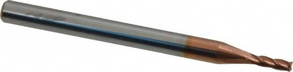 Square End Mill: 0.0591'' Dia, 0.1969'' LOC, 4 Flutes, Solid Carbide MPN:12182329