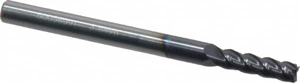 Square End Mill: 0.138'' Dia, 0.4724'' LOC, 4 Flutes, Solid Carbide MPN:12182396