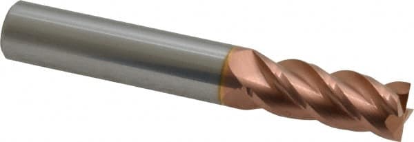 Square End Mill: 23/64'' Dia, 7/8'' LOC, 3/8'' Shank Dia, 2-1/2'' OAL, 4 Flutes, Solid Carbide MPN:12182524