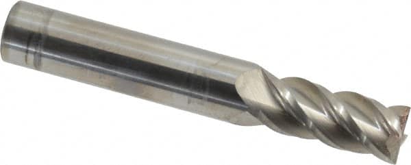 Square End Mill: 0.4331'' Dia, 0.9843'' LOC, 4 Flutes, Solid Carbide MPN:12182570