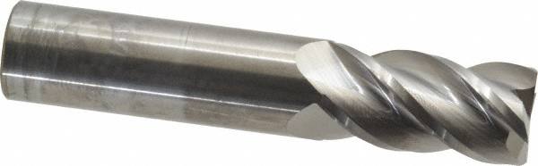 Square End Mill: 0.7874'' Dia, 1.4961'' LOC, 4 Flutes, Solid Carbide MPN:12182682