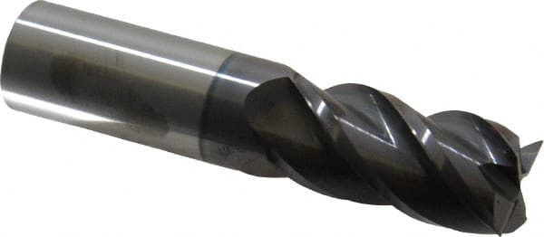 Square End Mill: 7/8'' Dia, 1-3/4'' LOC, 7/8'' Shank Dia, 4'' OAL, 4 Flutes, Solid Carbide MPN:12182687