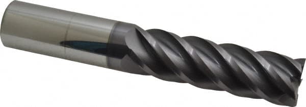 Square End Mill: 1'' Dia, 3-1/4'' LOC, 1'' Shank Dia, 6'' OAL, 5 Flutes, Solid Carbide MPN:12183838