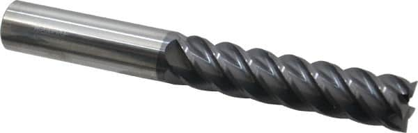 Square End Mill: 3/4'' Dia, 3-1/4'' LOC, 3/4'' Shank Dia, 6'' OAL, 5 Flutes, Solid Carbide MPN:12183844