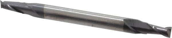 Square End Mill: 3/32'' Dia, 3/16'' LOC, 1/8'' Shank Dia, 1-1/2'' OAL, 2 Flutes, Solid Carbide MPN:12185067