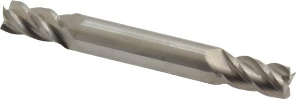 Square End Mill: 9/32'' Dia, 1/2'' LOC, 5/16'' Shank Dia, 2-1/2'' OAL, 4 Flutes, Solid Carbide MPN:12185224