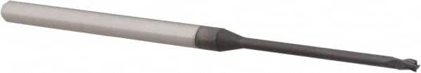 Square End Mill: 1/16'' Dia, 0.093'' LOC, 1/8'' Shank Dia, 2-1/2'' OAL, 3 Flutes, Solid Carbide MPN:14797241