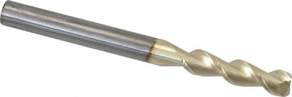 Square End Mill: 5/16'' Dia, 1-1/4'' LOC, 5/16'' Shank Dia, 3-1/2'' OAL, 2 Flutes, Solid Carbide MPN:25031220C5