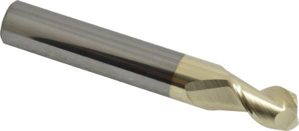 Square End Mill: 11/32'' Dia, 1/2'' LOC, 3/8'' Shank Dia, 2-1/2'' OAL, 2 Flutes, Solid Carbide MPN:25034308C5