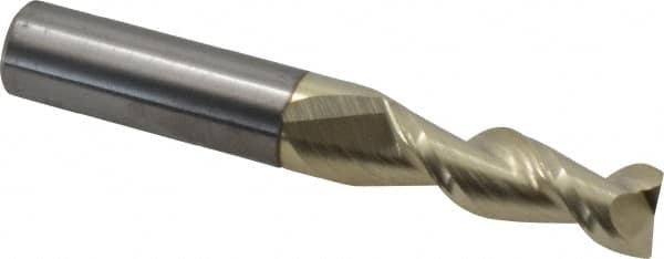 Square End Mill: 11/32'' Dia, 1'' LOC, 3/8'' Shank Dia, 2-1/2'' OAL, 2 Flutes, Solid Carbide MPN:25034316C5