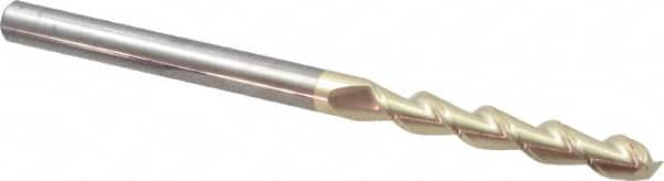 Square End Mill: 3/8'' Dia, 2-1/2'' LOC, 3/8'' Shank Dia, 6'' OAL, 2 Flutes, Solid Carbide MPN:25037540C5