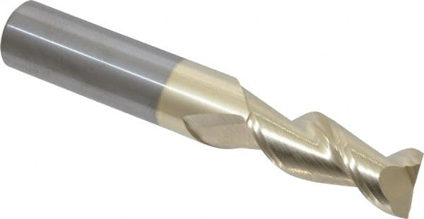 Square End Mill: 13/32'' Dia, 1'' LOC, 7/16'' Shank Dia, 2-3/4'' OAL, 2 Flutes, Solid Carbide MPN:25040616C5