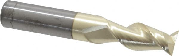 Square End Mill: 7/16'' Dia, 1'' LOC, 7/16'' Shank Dia, 2-3/4'' OAL, 2 Flutes, Solid Carbide MPN:25043716C5