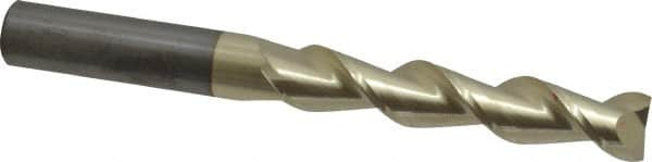 Square End Mill: 5/8'' Dia, 3-1/4'' LOC, 5/8'' Shank Dia, 6'' OAL, 2 Flutes, Solid Carbide MPN:25062552C5