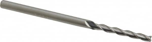 Tapered End Mill: 0.5 deg Angle per Side, 3/32