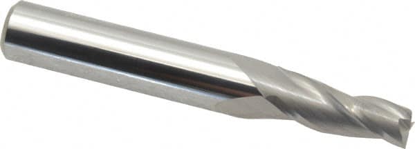 Tapered End Mill: 3 deg Angle per Side, 1/4