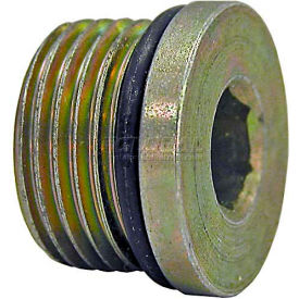 Buyers Straight Thread O-Ring Hex Socket Plug H7238x2 1/8