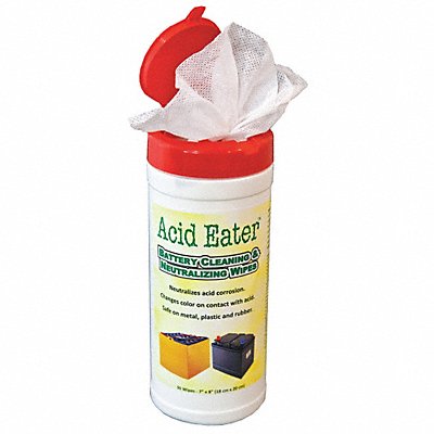 Battery Acid Wipes Canister 10 oz PK12 MPN:1002-003