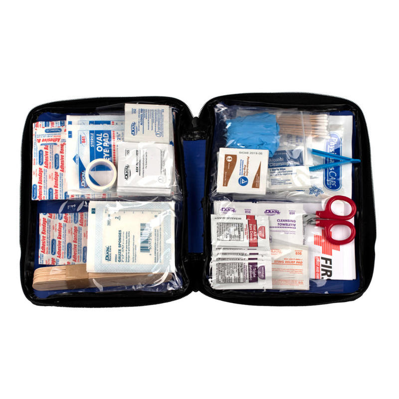 PhysiciansCare Soft-Sided First Aid Kit, Blue, 195 Pieces (Min Order Qty 3) MPN:90167